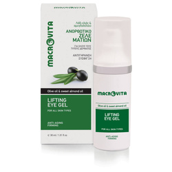 MACROVITA naturalny żel liftingujący pod oczy z bio-oliwą i olejkiem migdałowym 30ml