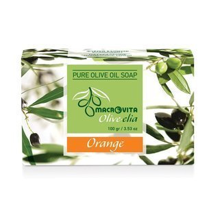 MACROVITA OLIVE-ELIA mydło z czystej oliwy z oliwek POMARAŃCZA 100g